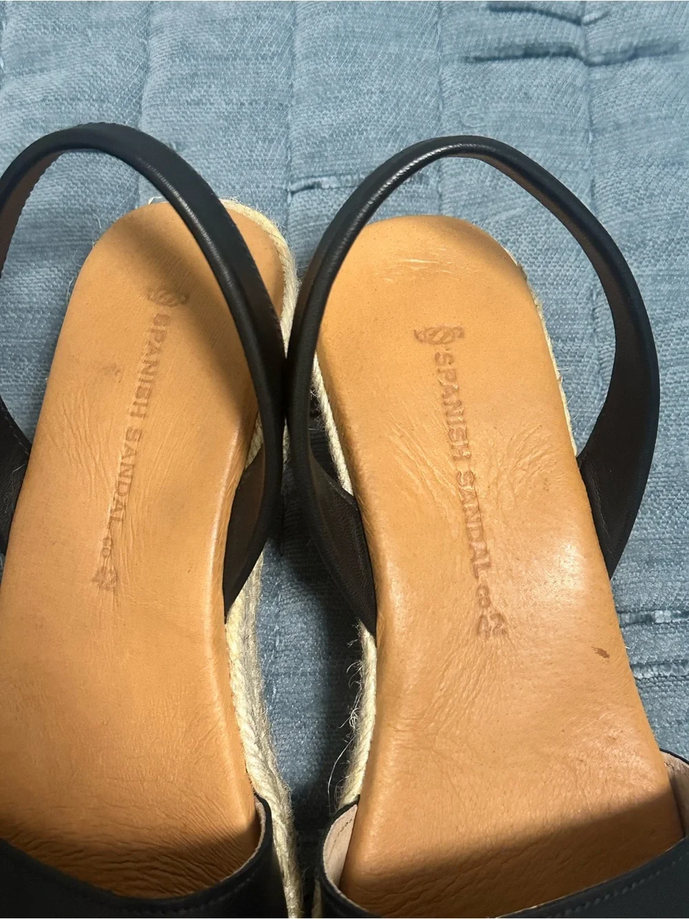Spanish Sandal Company Espadrille Slingback Wedge